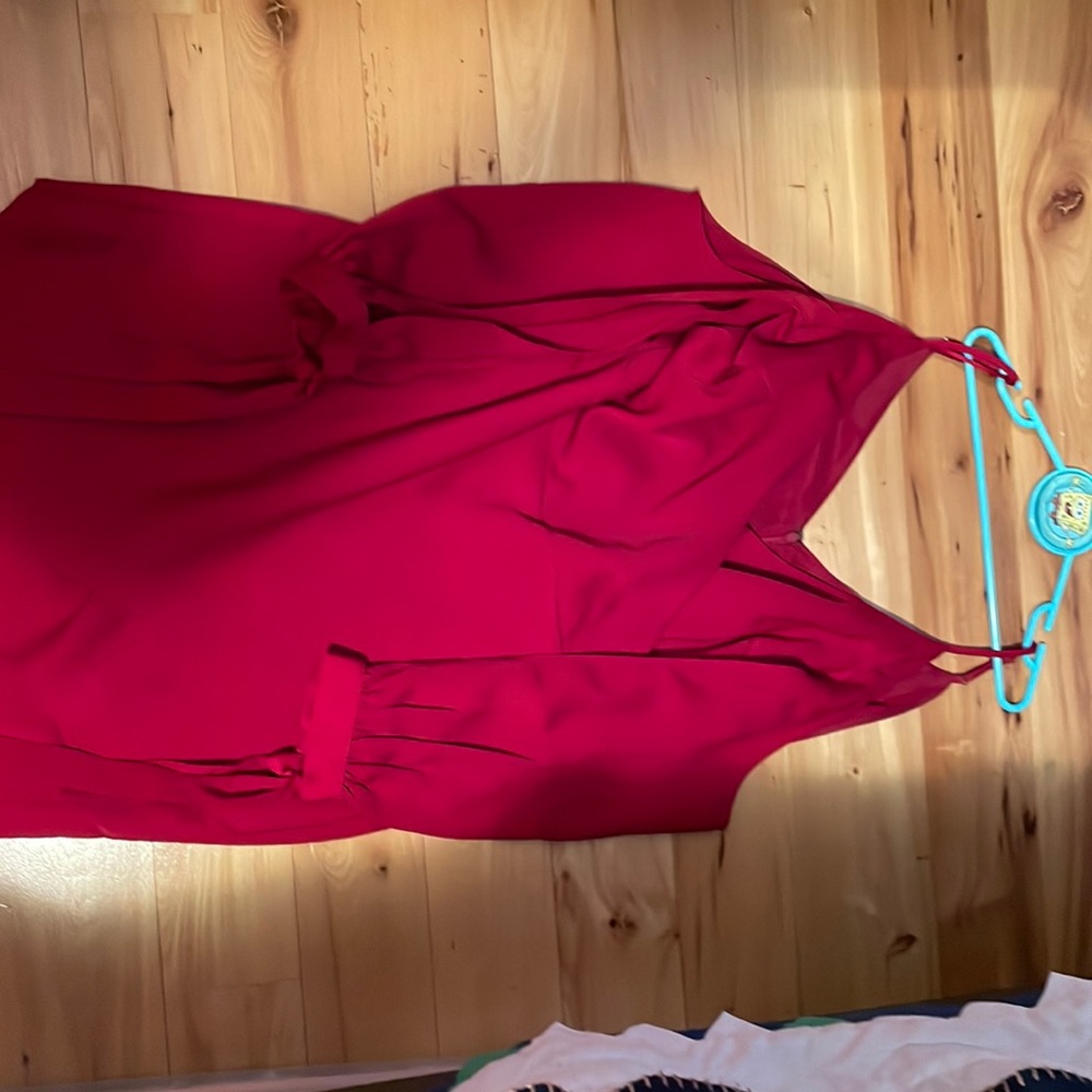 Red off the shoulder dress from the bay! Slightly worn